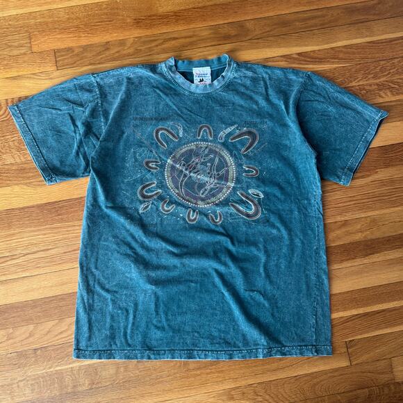 Vintage 90's Graphic T-Shirt Mens X-Large "The Campfire" Gooses Tag - Picture 1 of 5
